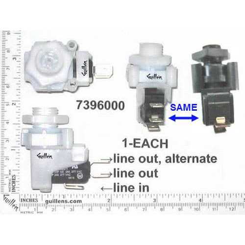 Jacuzzi 7396000 Switch spdt 21 amp air pressure for pump and motor