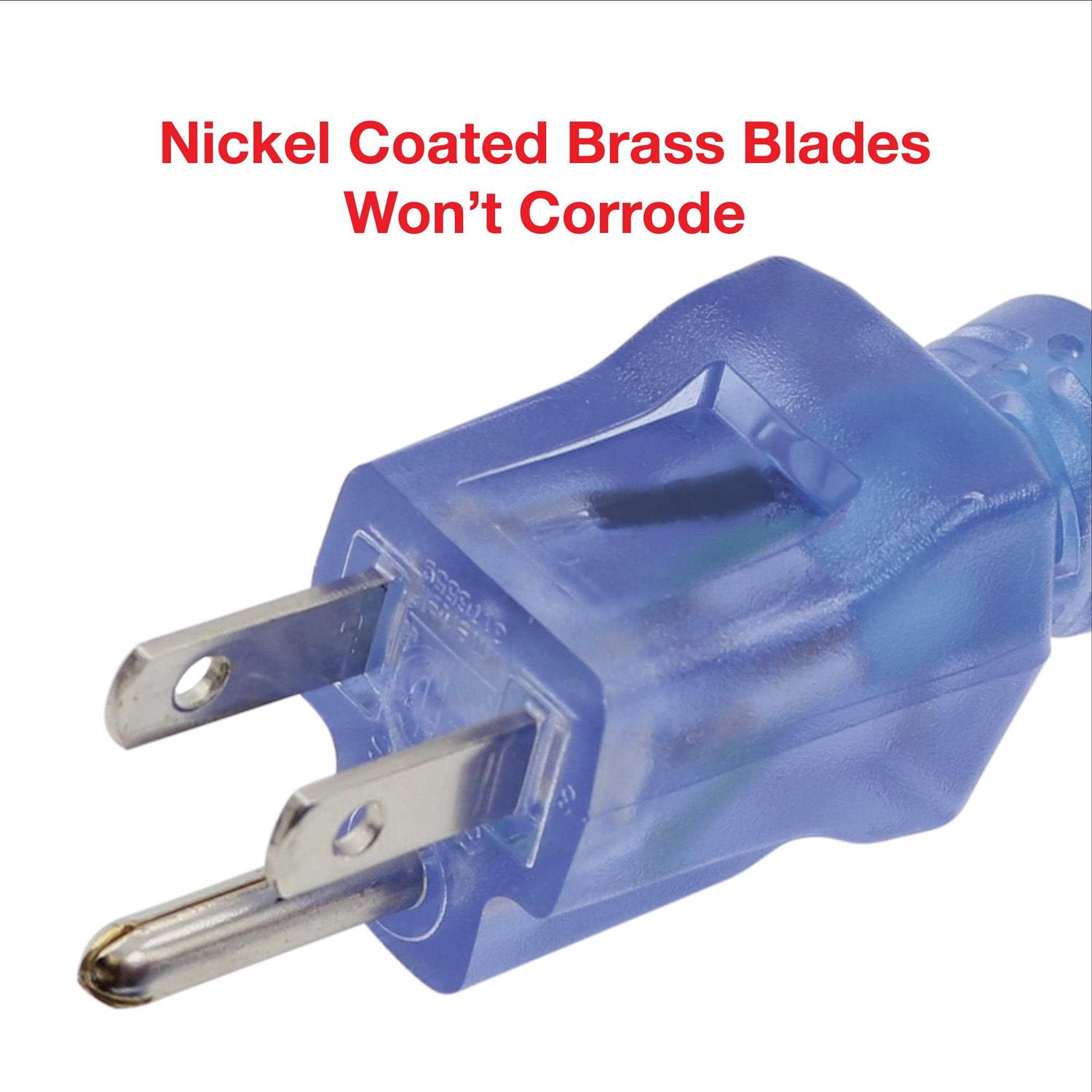 Clear Power 100 ft Heavy Duty Extreme Cold Weather Outdoor Extension Cord 163 Sjtw - Image 3