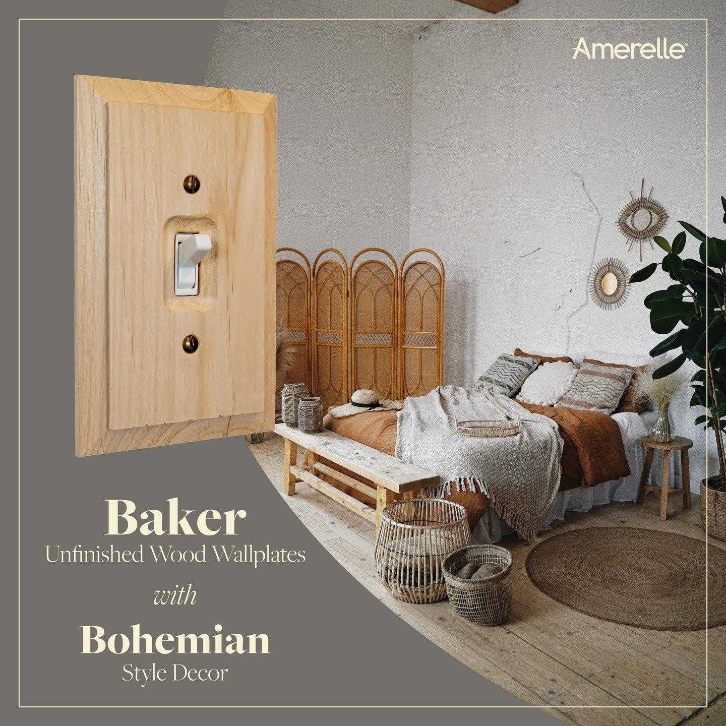 Amerelle Unfinished Baker Wood 2 Blank 180BB - Image 4