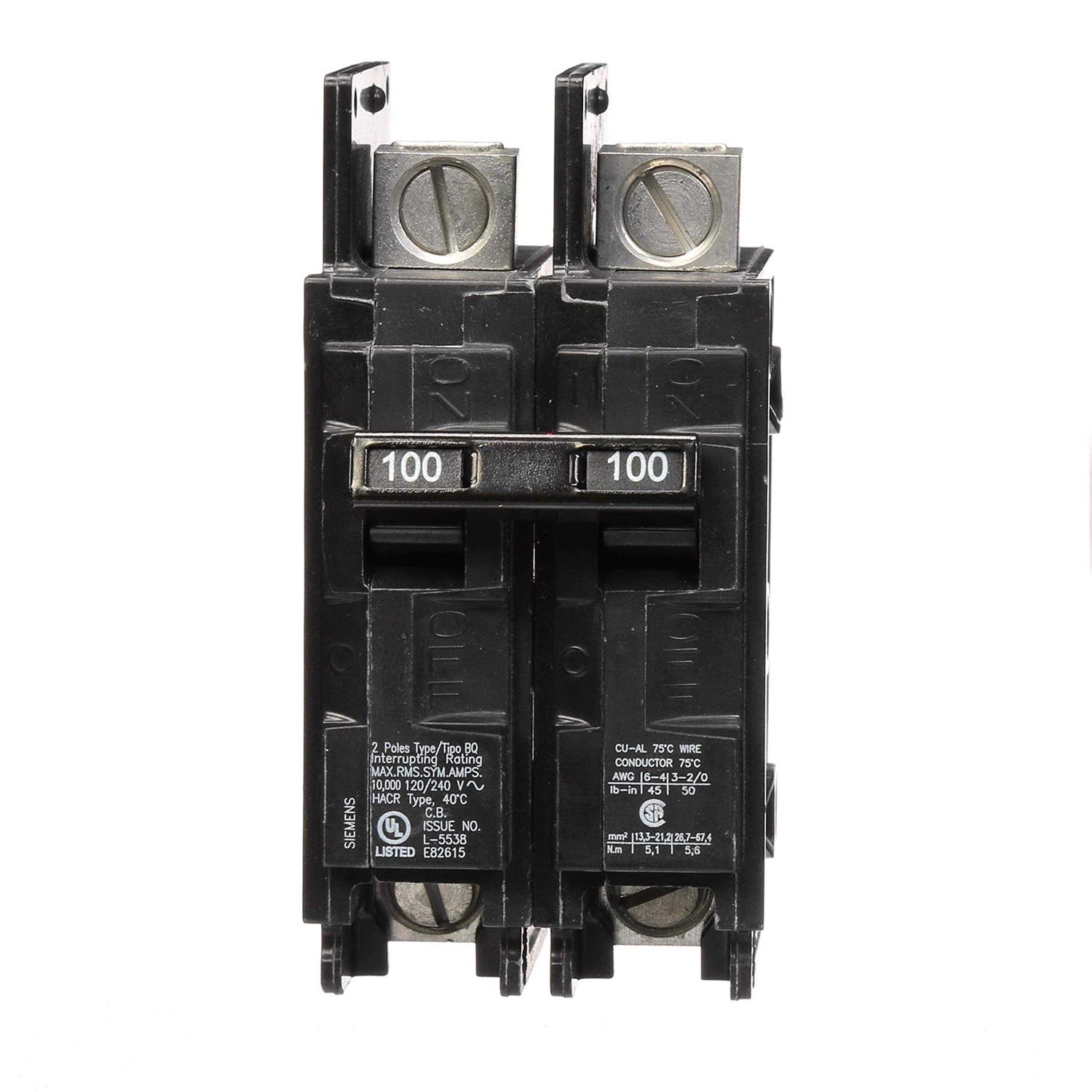 BQ2B100L Siemens Molded Case Circuit Breaker - Image 2