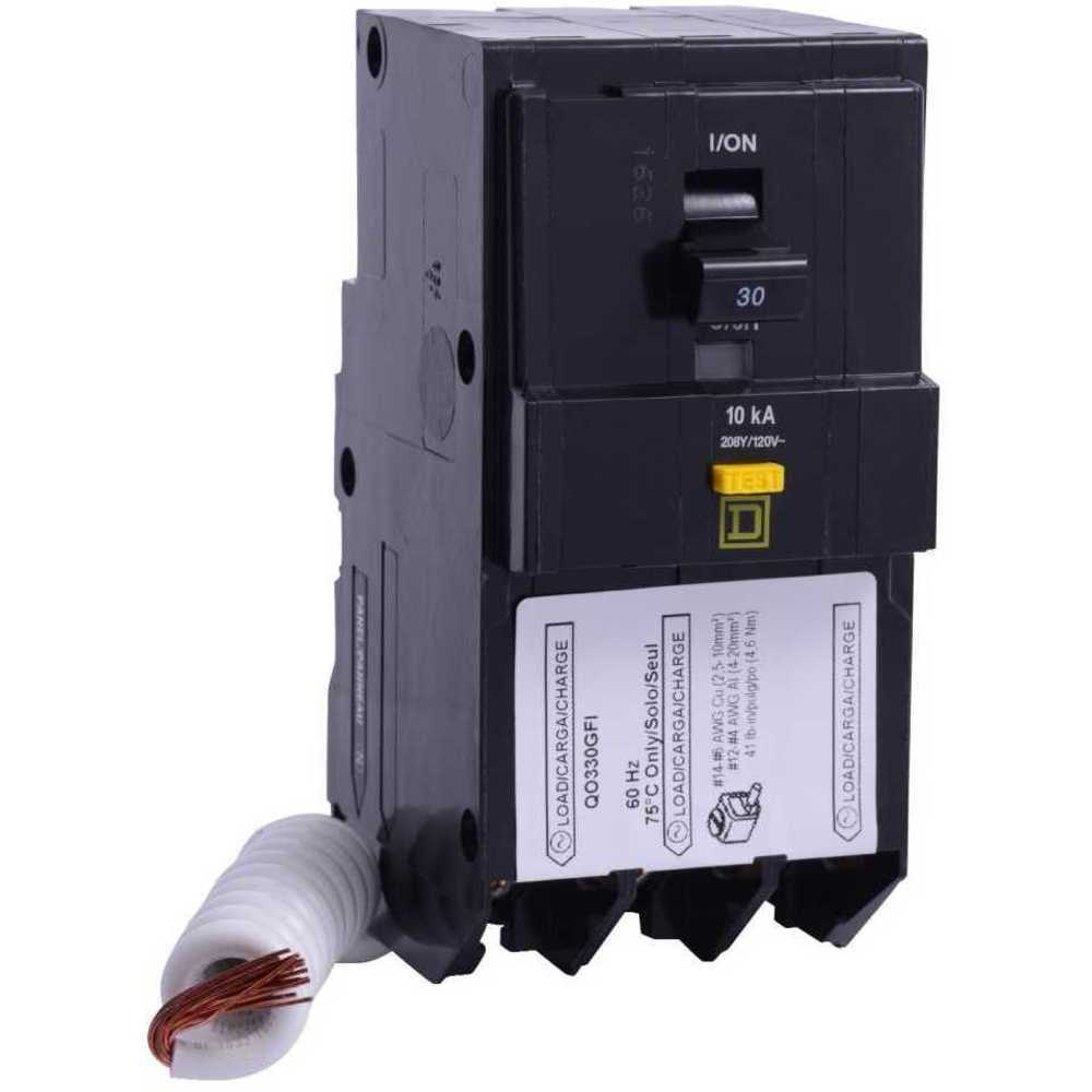 Square D QO330GFI 3 pole Circuit Breaker - Image 2