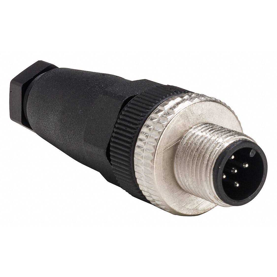 Telemecanique Sensors Internal Thread Connector,5,Male XZCC12MDM50B