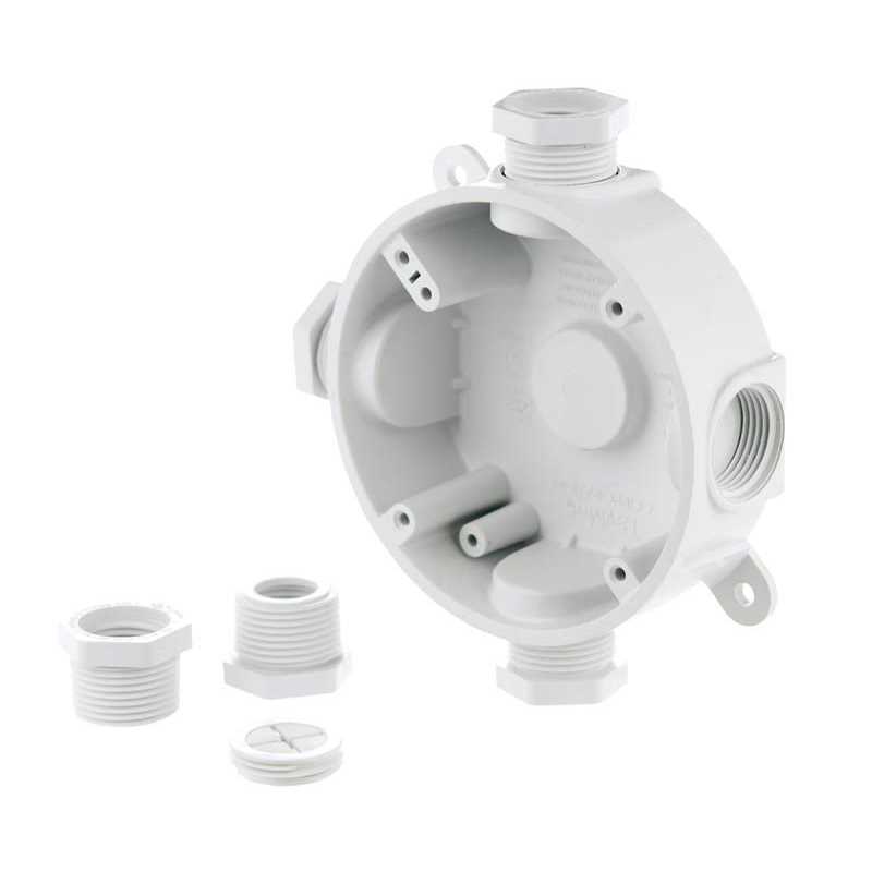 Taymac Plastic Outlet Box PRB57550WH - Image 3