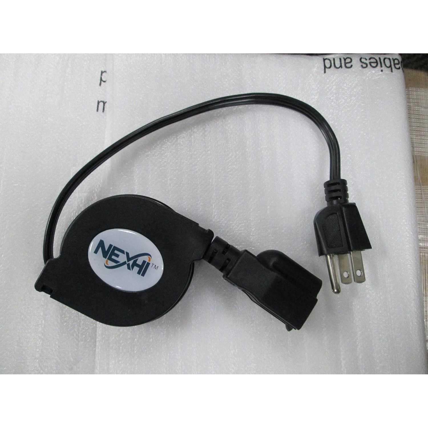 Nexhi Zip-PWR-EX1 Retractable AC Power Extension Cord - Image 3