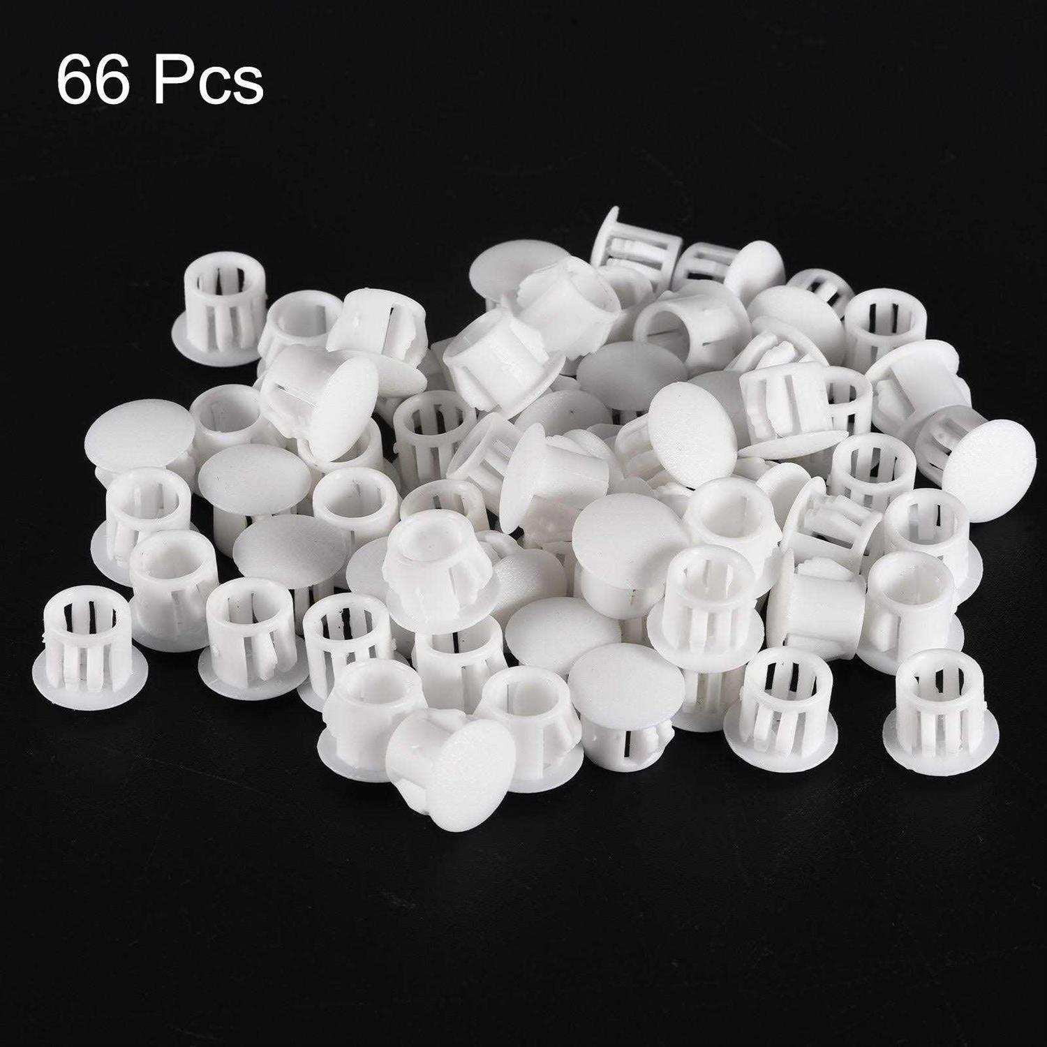 Uxcell Plastic Hole Plugs Panel Flush Type Knockout Locking Plugs - Image 2