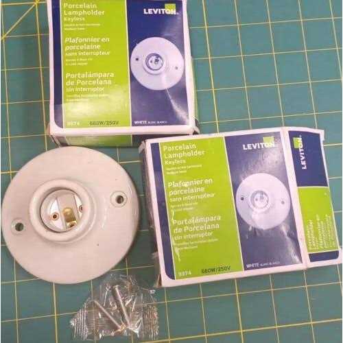 Leviton 10051 Porcelain Keyless - Image 4