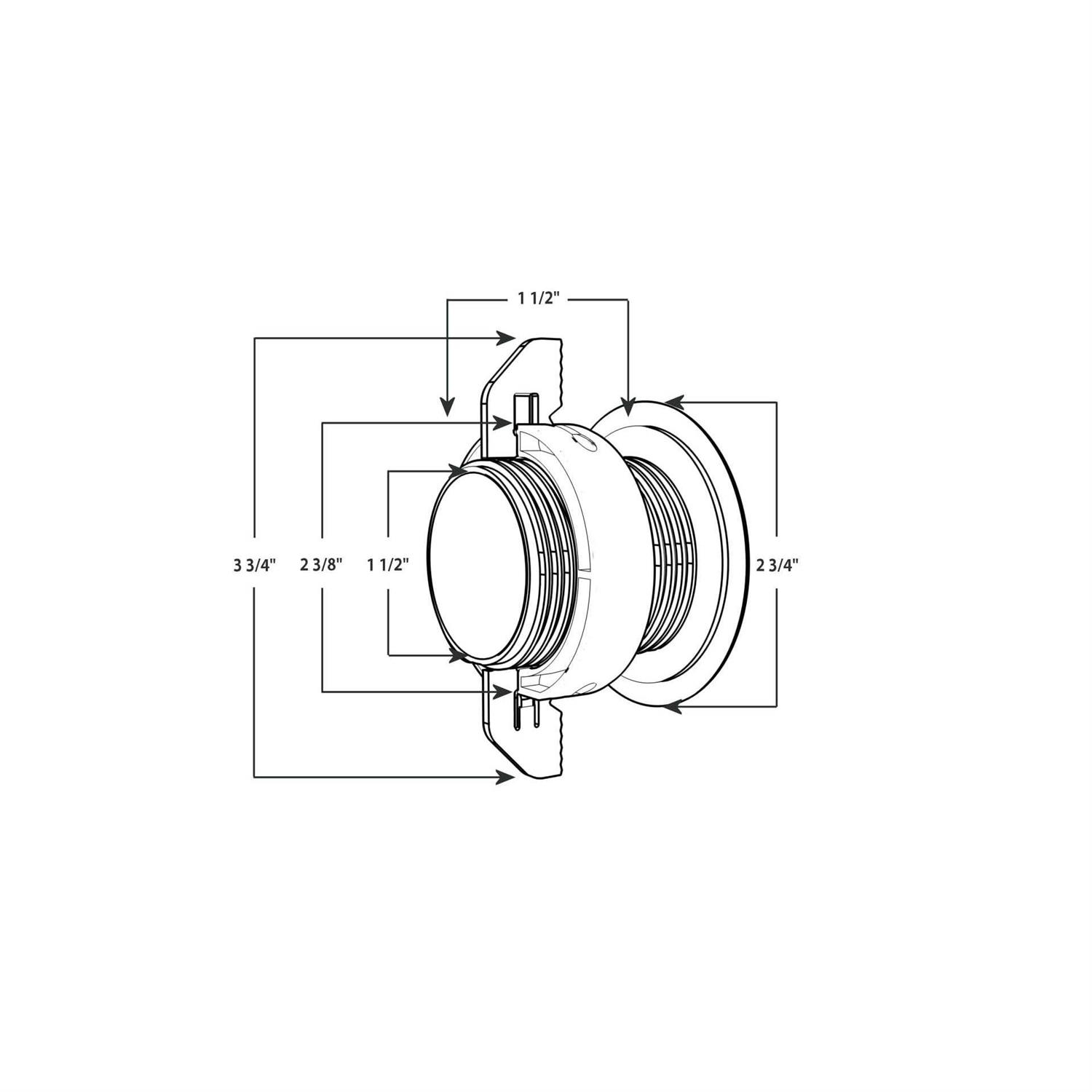 Twist Lock Grommet Cable Wire Cord Management Self Locking Grommet with Cover for Walls - Image 5