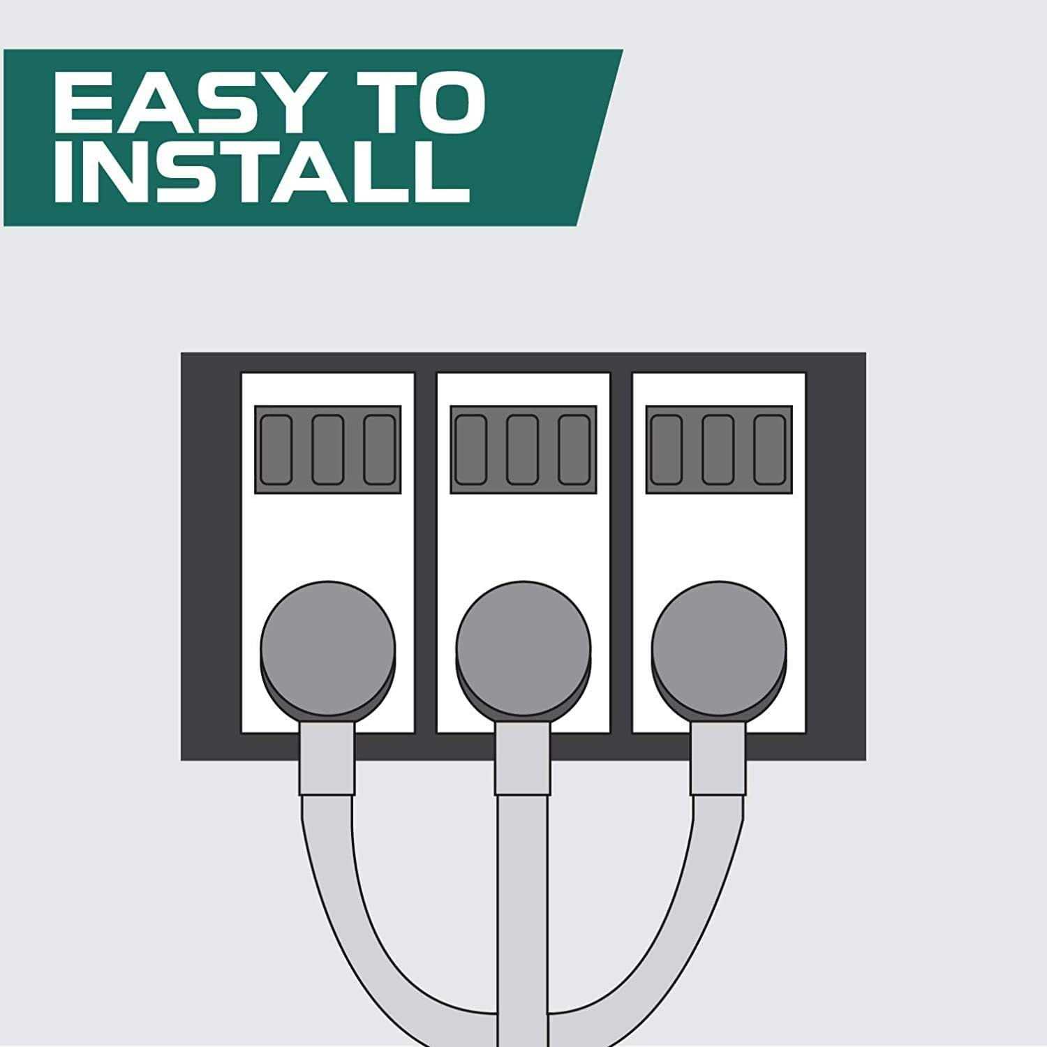 Iron Forge Cable 3 Prong Dryer Extension Cord 220V Extension Cord NEMA 10-30 Plug SRDT - Image 2