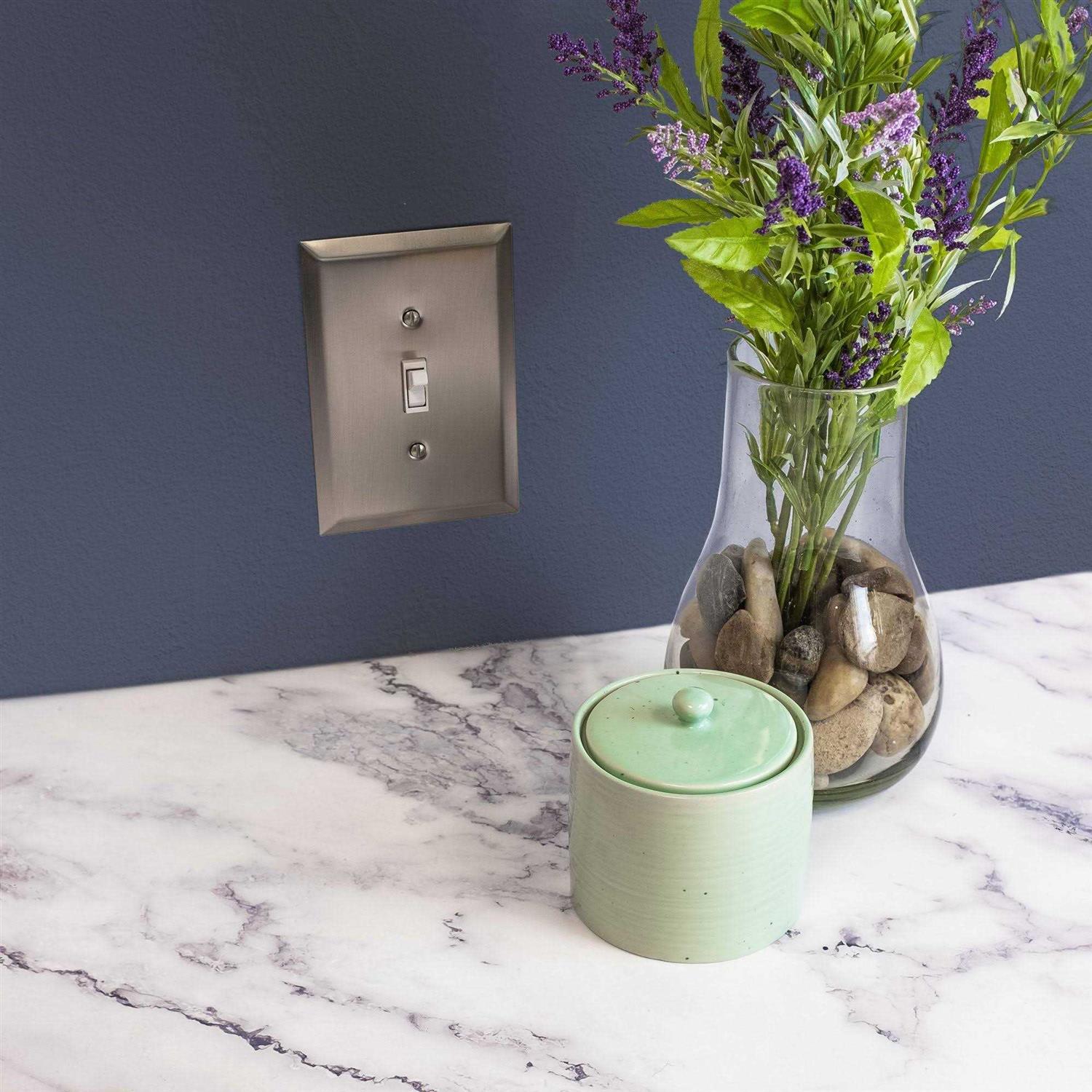 Amerelle 463BW Oversized Wallplate 1 Blank - Image 3