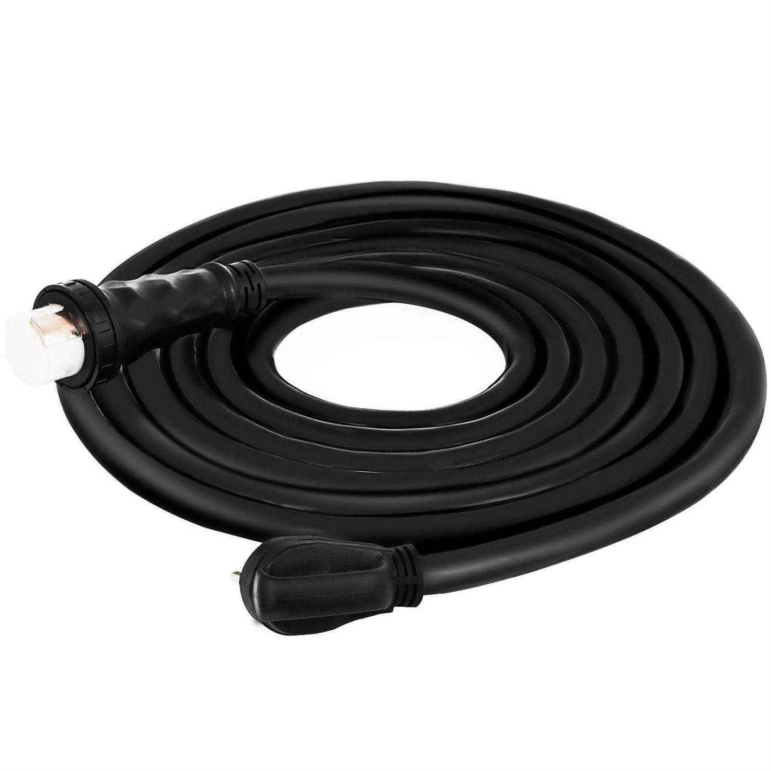 VEVOR RV Shore Power Extension Cord 36FT 50 Amp Weatherproof Heavy Duty 6/3 + 8/1 STW Twist Lock Cord 50 Amp RV Replacement Cor - Image 2