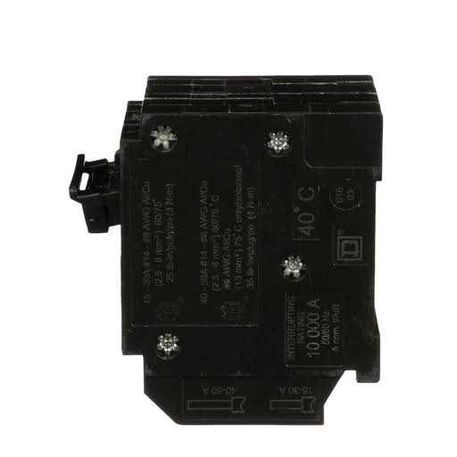 Square D HOMT220240 Homeline 2 Pole Miniature tandem Circuit Breaker - Image 3