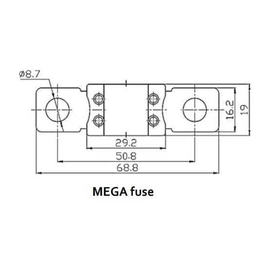 Blue Sea 5102 MEGA/AMG Fuse - Image 4