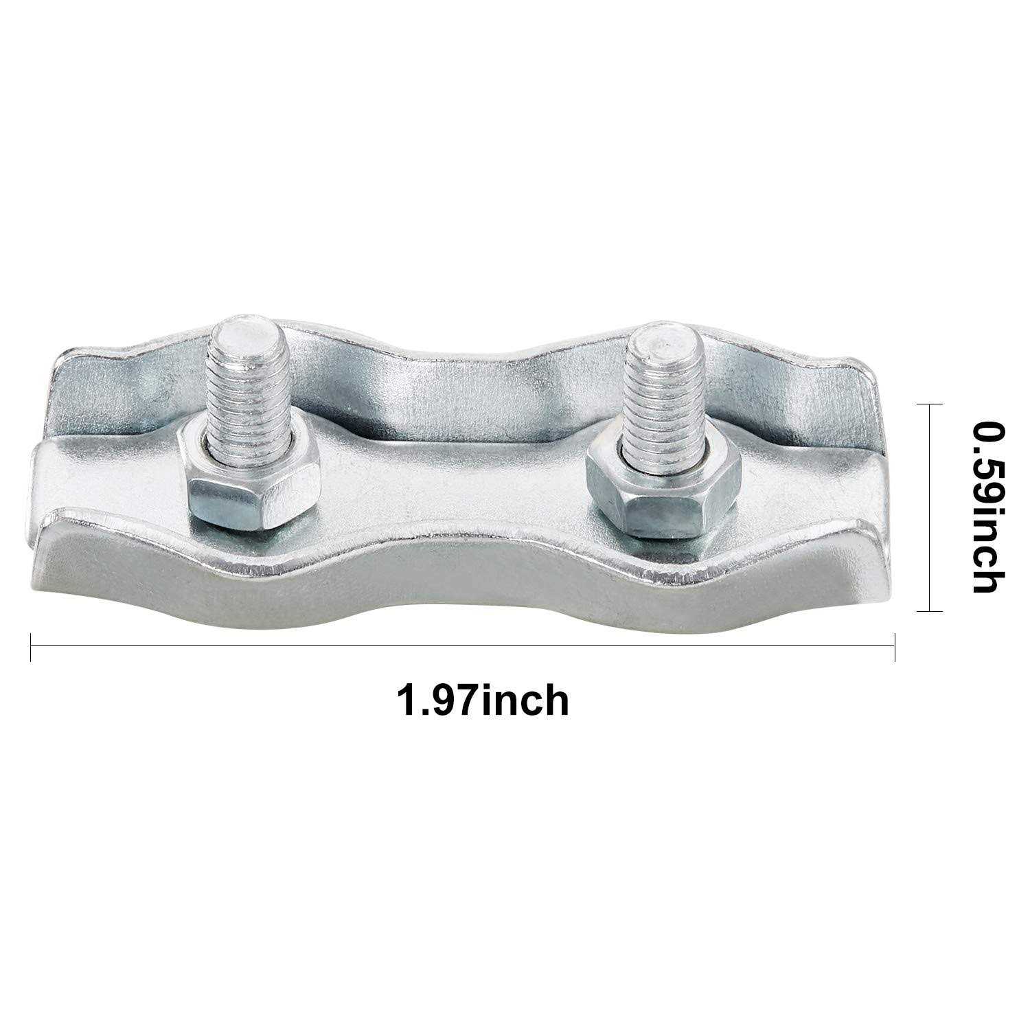 Maitys Poly Rope Connector Wires Splicer Galvanized Steel Connector for Electric Fences - Image 5