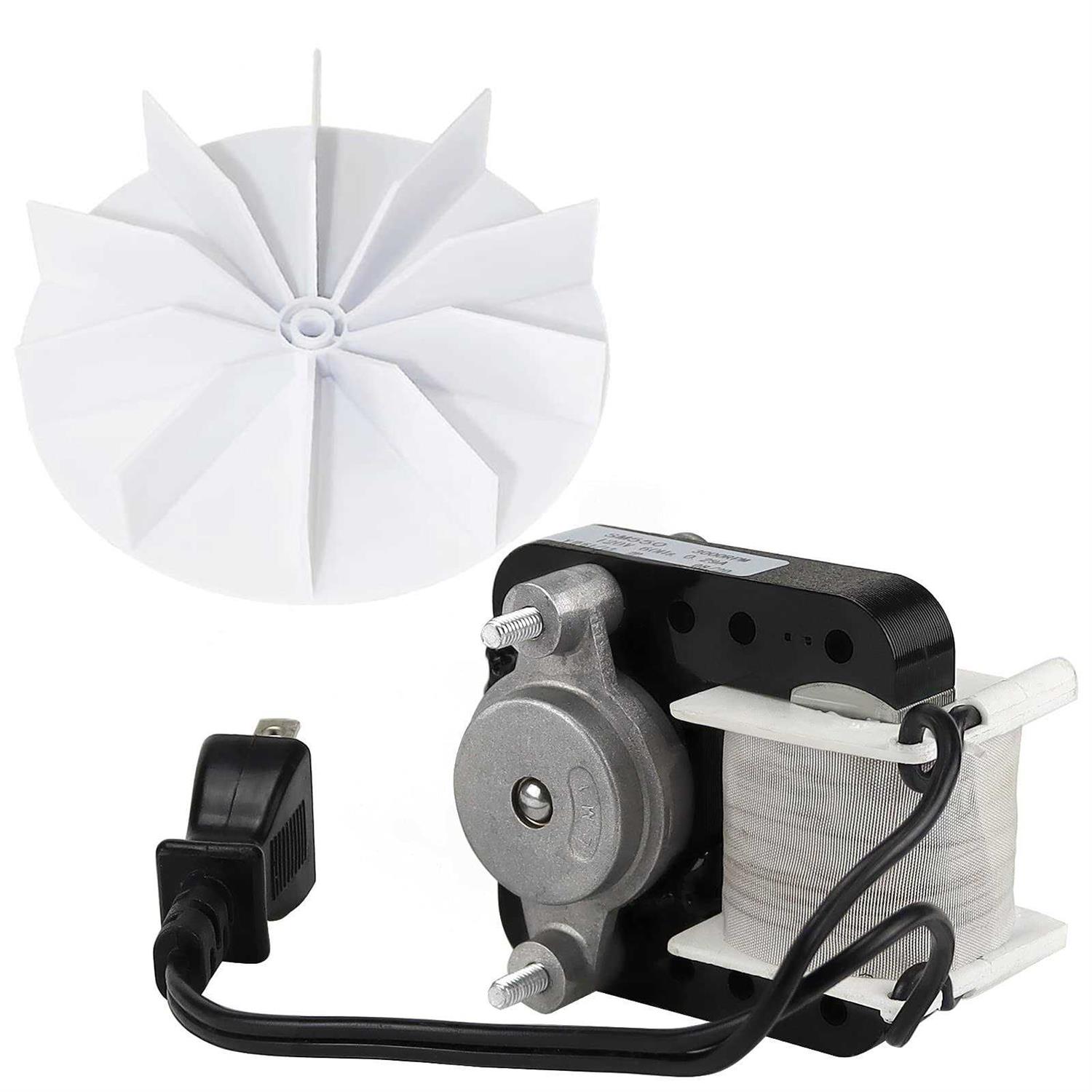 Appliancemate Universal Bathroom Vent Fan Motor Replacement Electric Motors Kit SM550 Fit for Nu-Tone Replaces C01575,65100 50 CFM