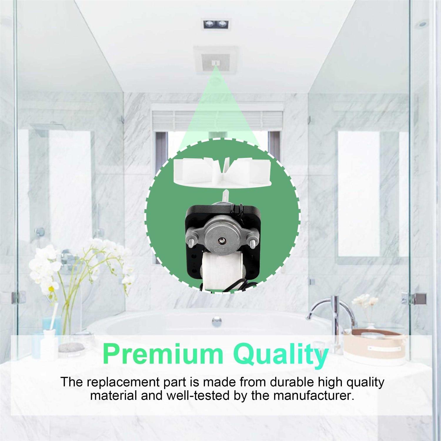 Appliancemate Universal Bathroom Vent Fan Motor Replacement Electric Motors Kit SM550 Fit for Nu-Tone Replaces C01575,65100 50 CFM - Image 4