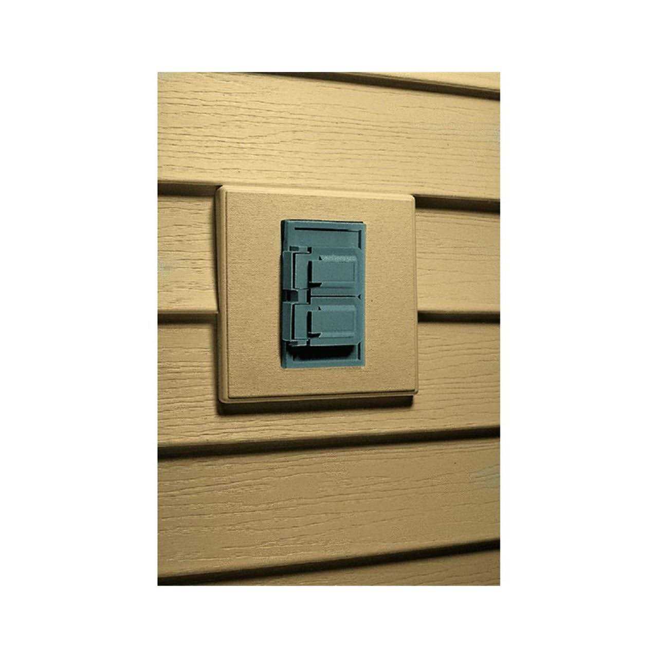 Ply Gem 6-3/4 x 6-3/4 Tan Vinyl Mounting Blocks - Image 2