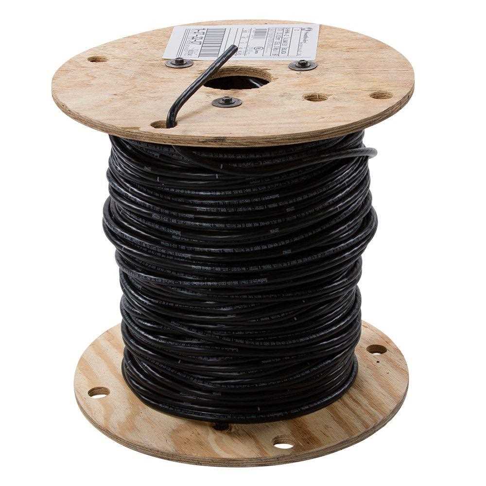 Southwire SIMpull 500-ft 2-AWG Aluminum Stranded Black XHHW Wire (By-the-roll) | 11272207