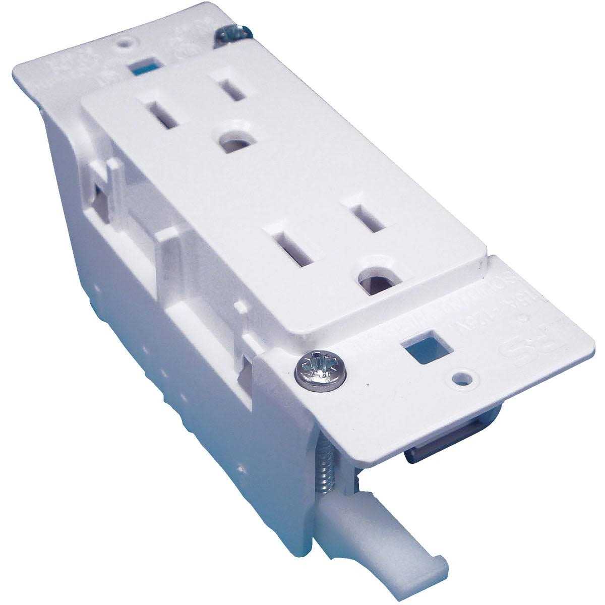 US Hardware E-120C Duplex Receptacle White