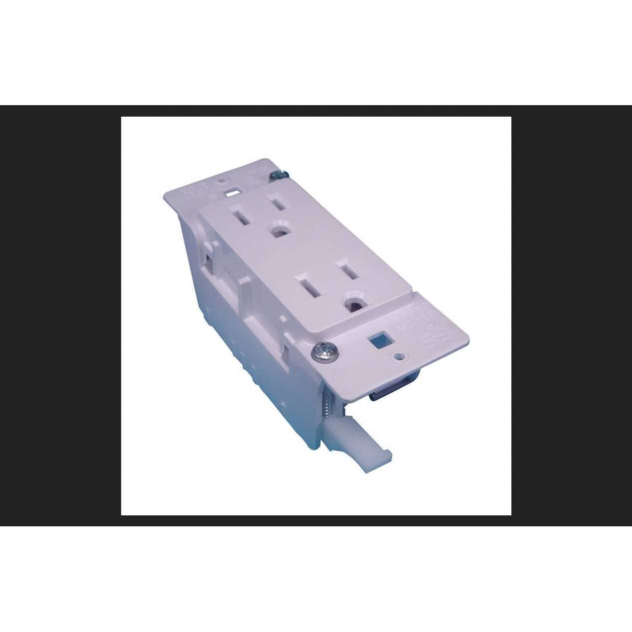 US Hardware E-120C Duplex Receptacle White - Image 2