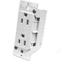 US Hardware E-120C Duplex Receptacle White - Image 3