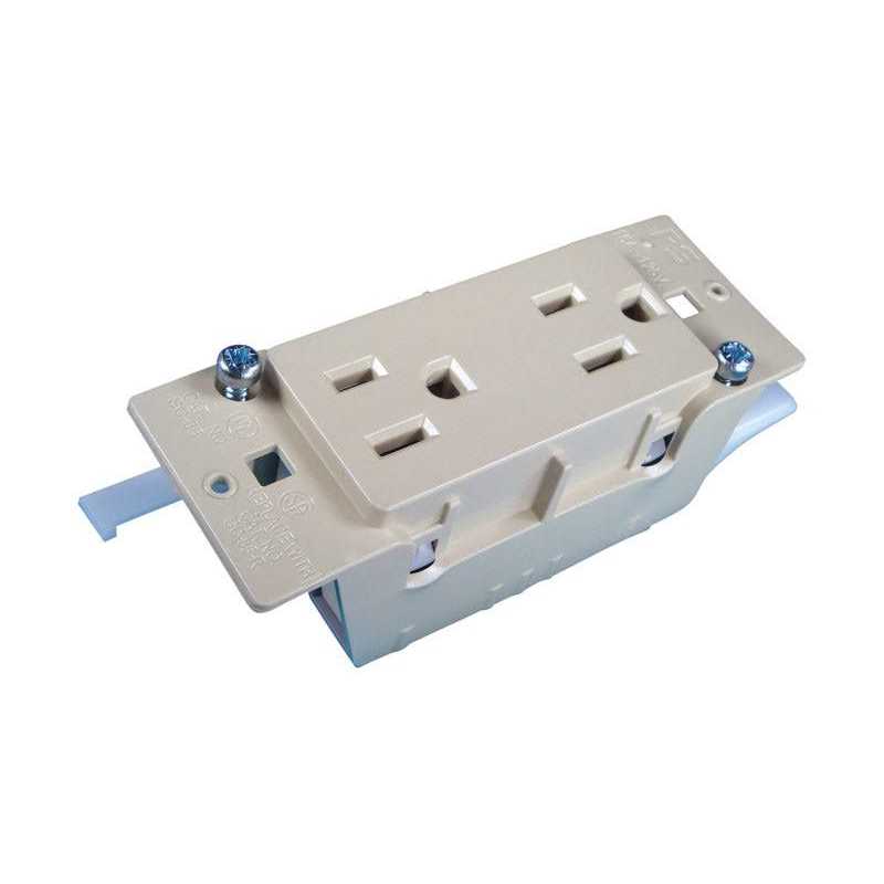 US Hardware E-120C Duplex Receptacle White - Image 5