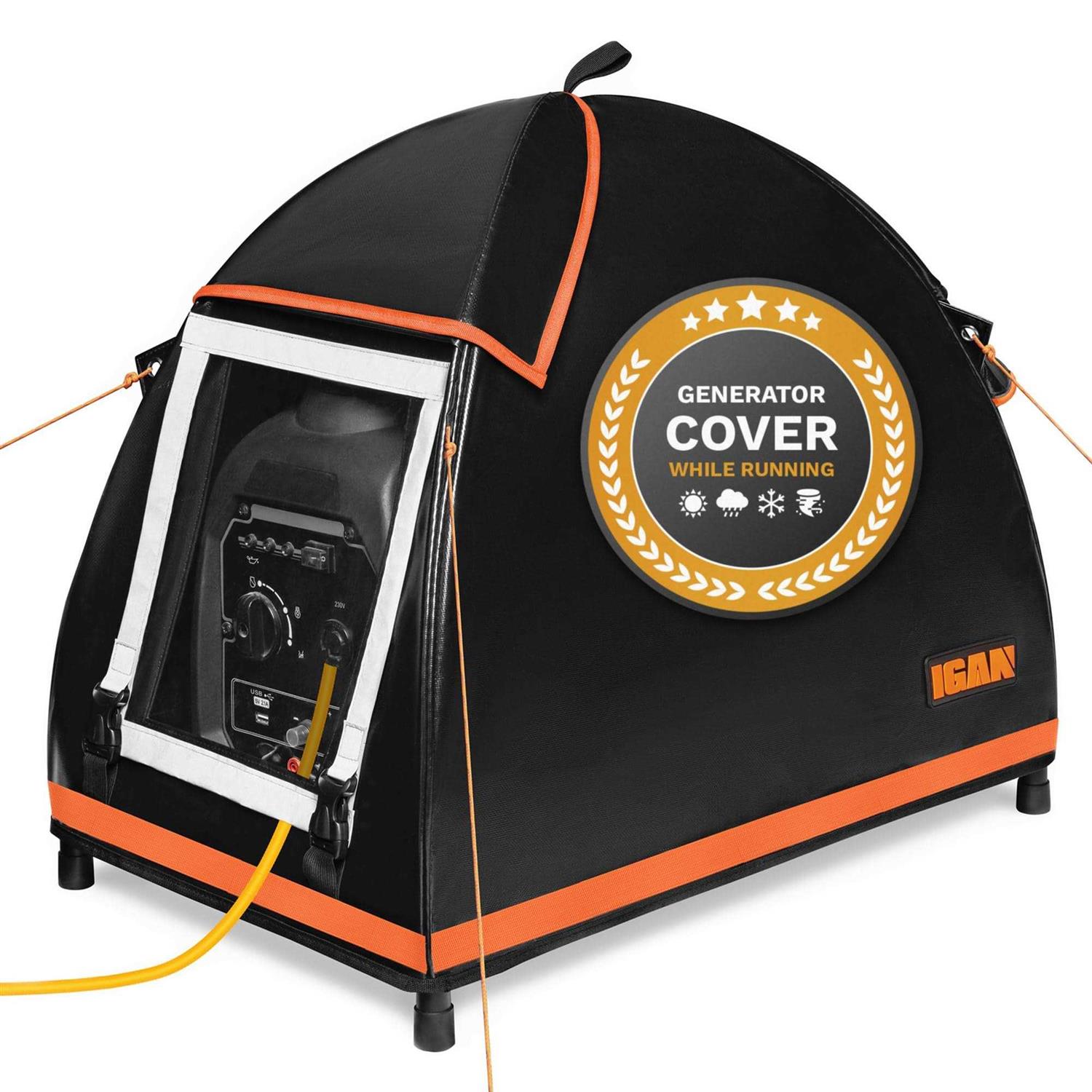 IGAN Small Inverter Generator Tent Cover While Running, Compatible for Honda and Most 1000~2300 Watts Generators