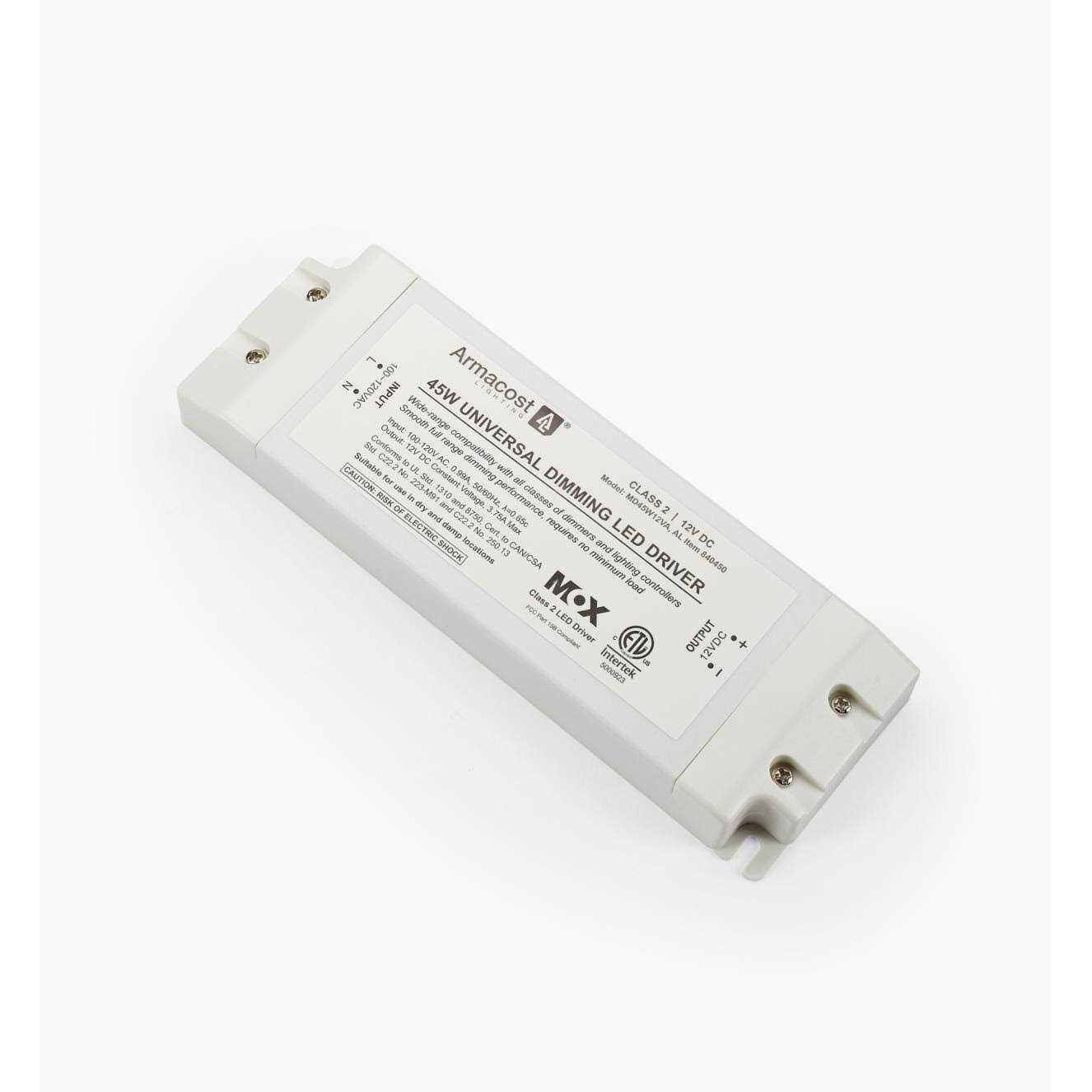 Armacost Lighting 841200 120-Watt Dimming LED Driver 12-Volt DC Power Supply - Image 4