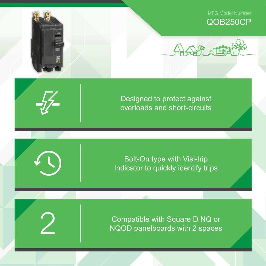 Square D QOB250 Circuit Breaker - Image 3