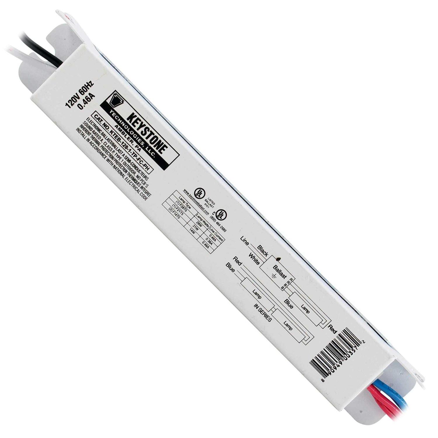 Keystone 00273 KTEB-128-1-TP-FC-PH T5 Fluorescent Ballast