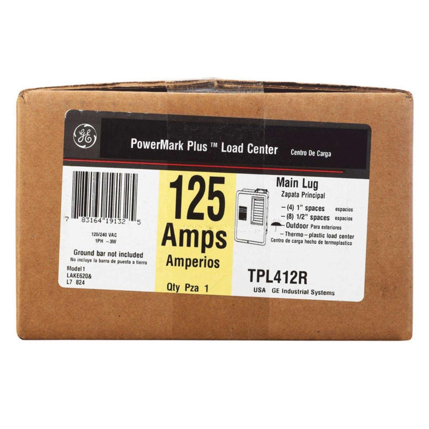 GE TPL412RP Outdoor Main Lug Load Center 125 Amp - Image 4