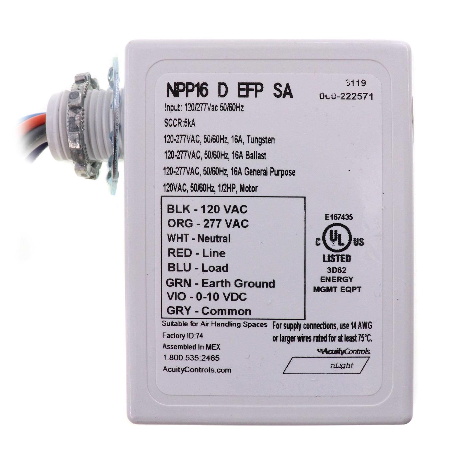 Lithonia Lighting LITH NPP16 EFP SA Power/Relay Pack - Image 4