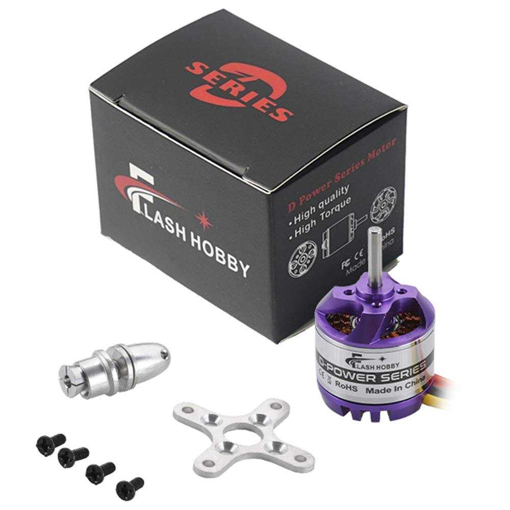 FLASH HOBBY D2830 Brushless Motor Outrunner Motor RC Plane Motor for RC Aircraft Helicopter Multicopter Drone Fixed Wing - Image 2