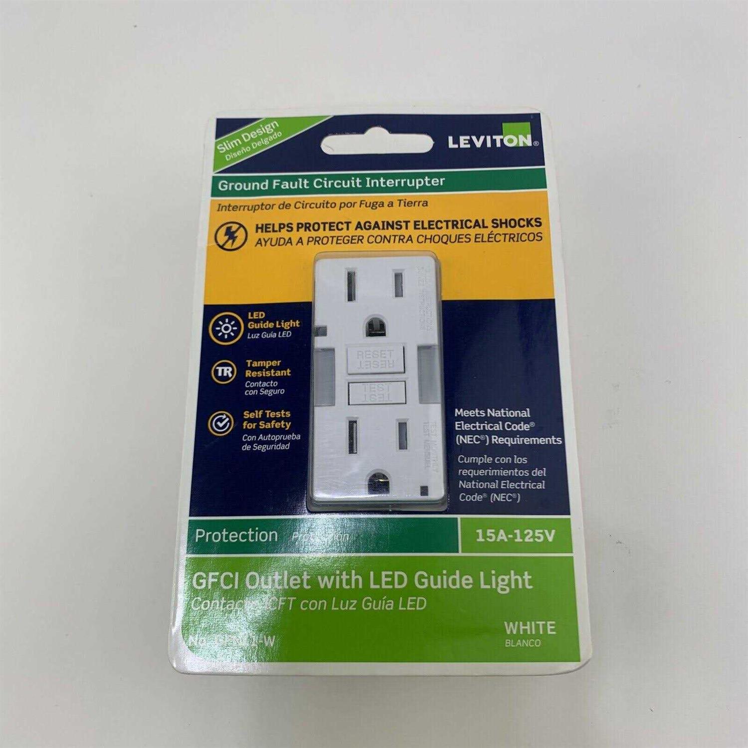 Leviton C32-GFNT1-0PW White 15A GFCI - Image 3