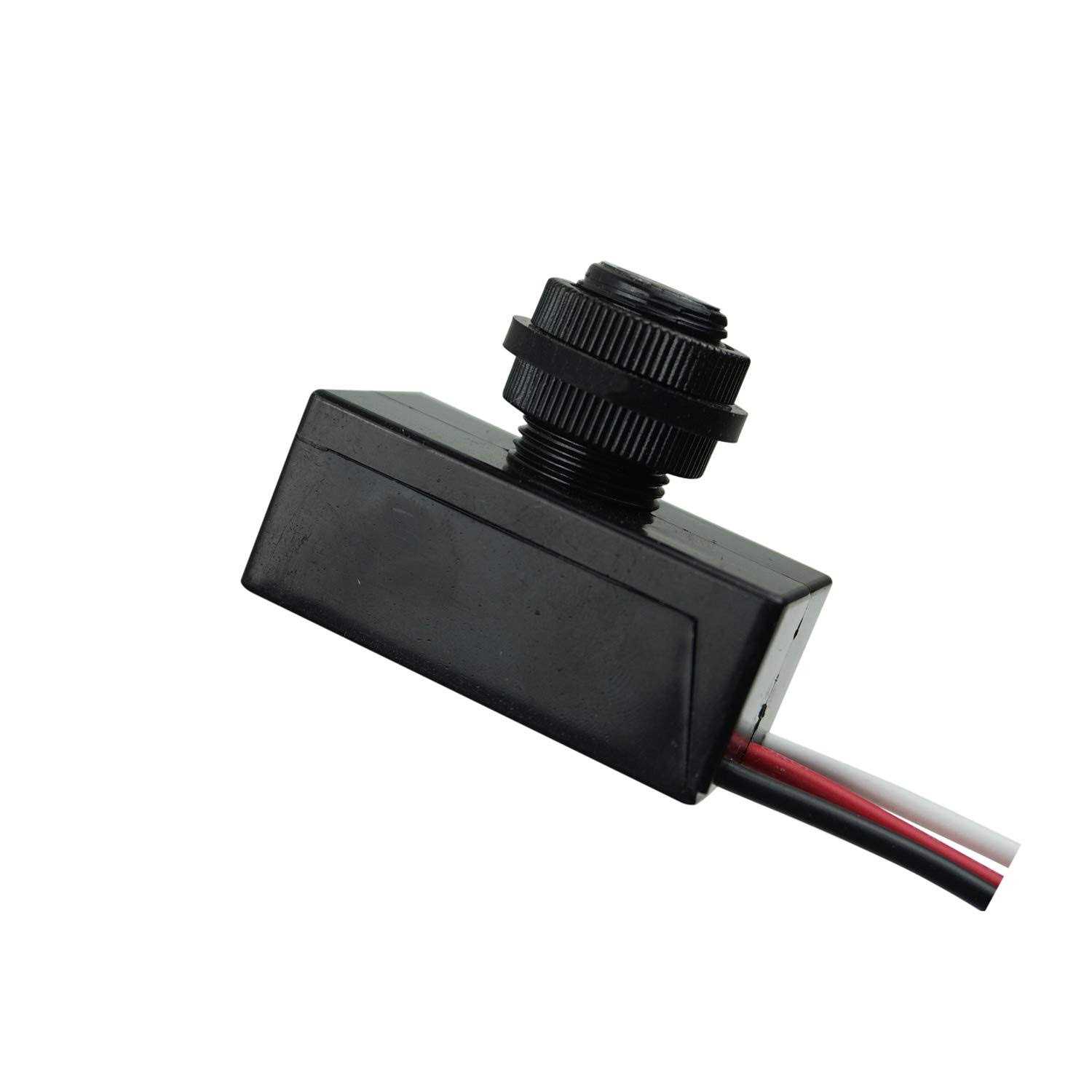 Proshopping DC 12V 24V 36V 48V Outdoor Sensor Photoelectric Switch 5A Dusk to Dawn Photocell Switch