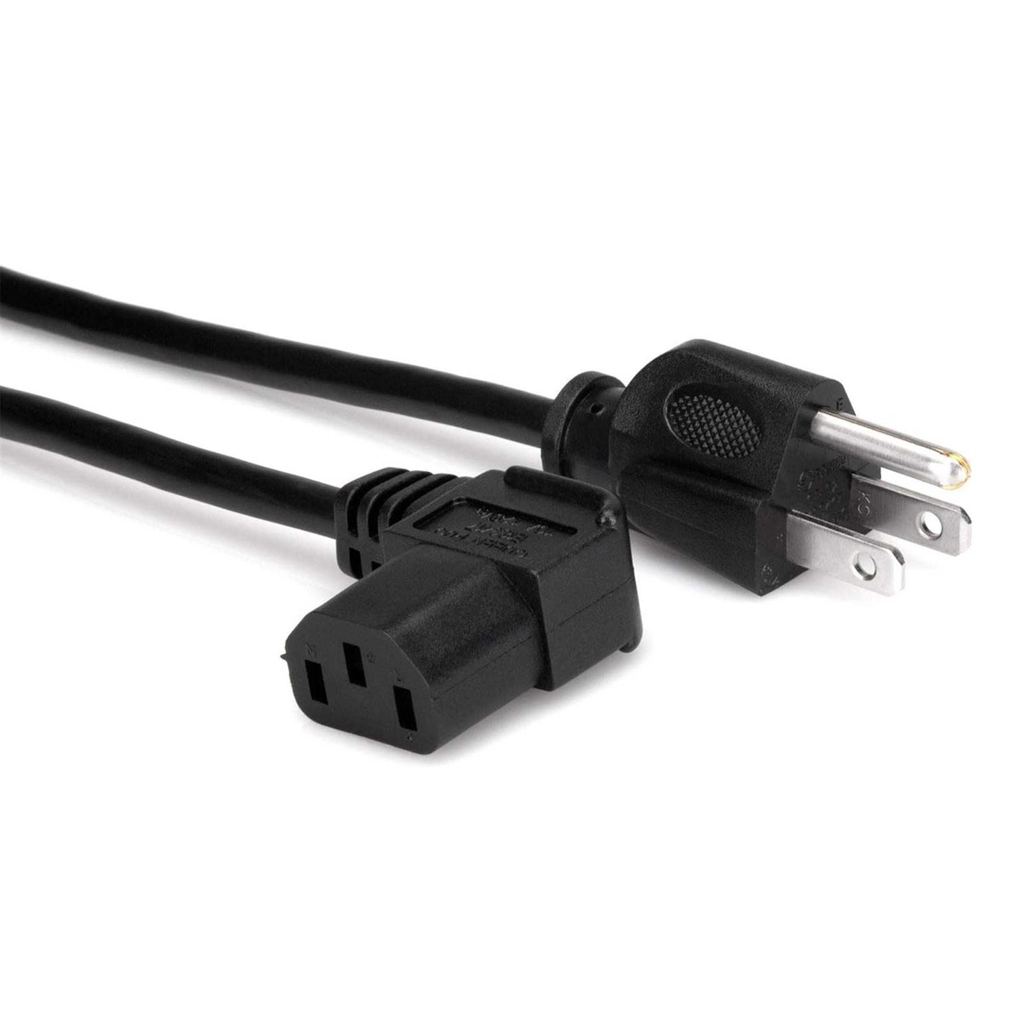 Hosa PWC-141.5R Right-Angle Power Cord