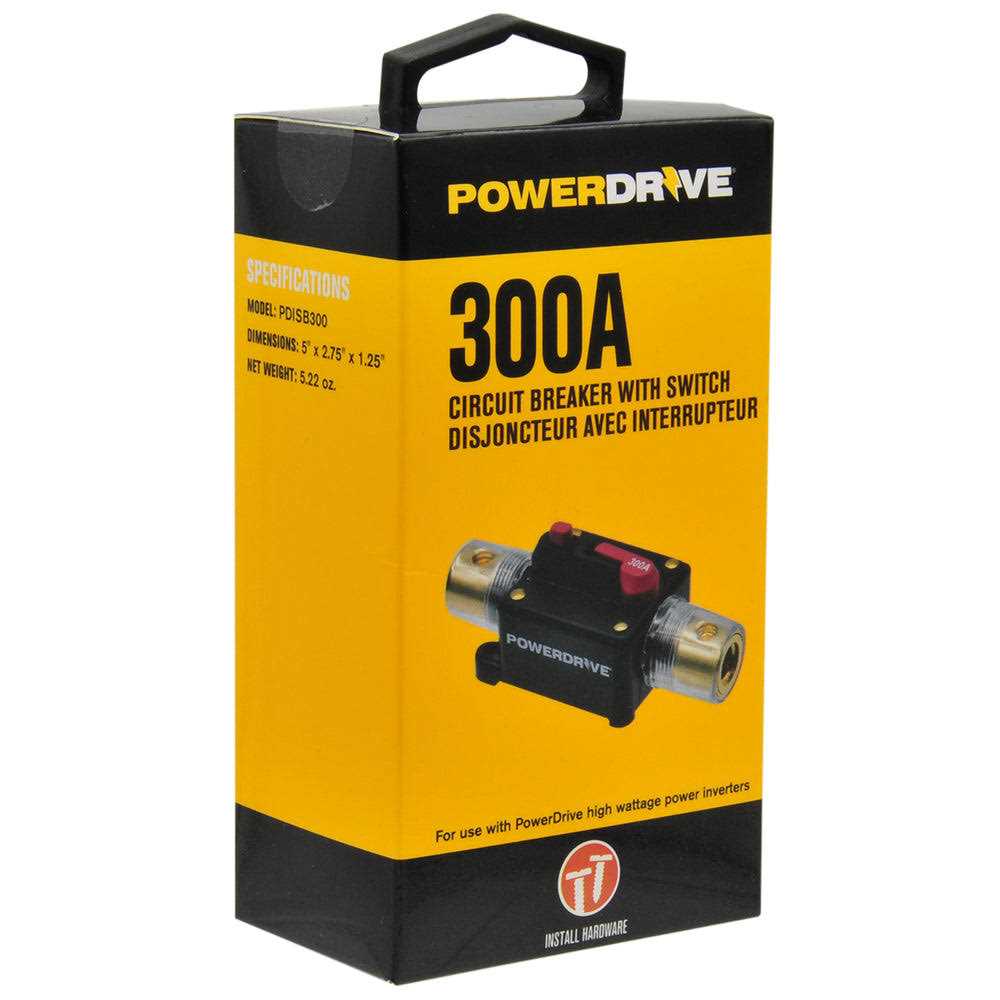 Powerdrive 300 Amp Circuit Breaker with Switch PDISB300 - Image 3