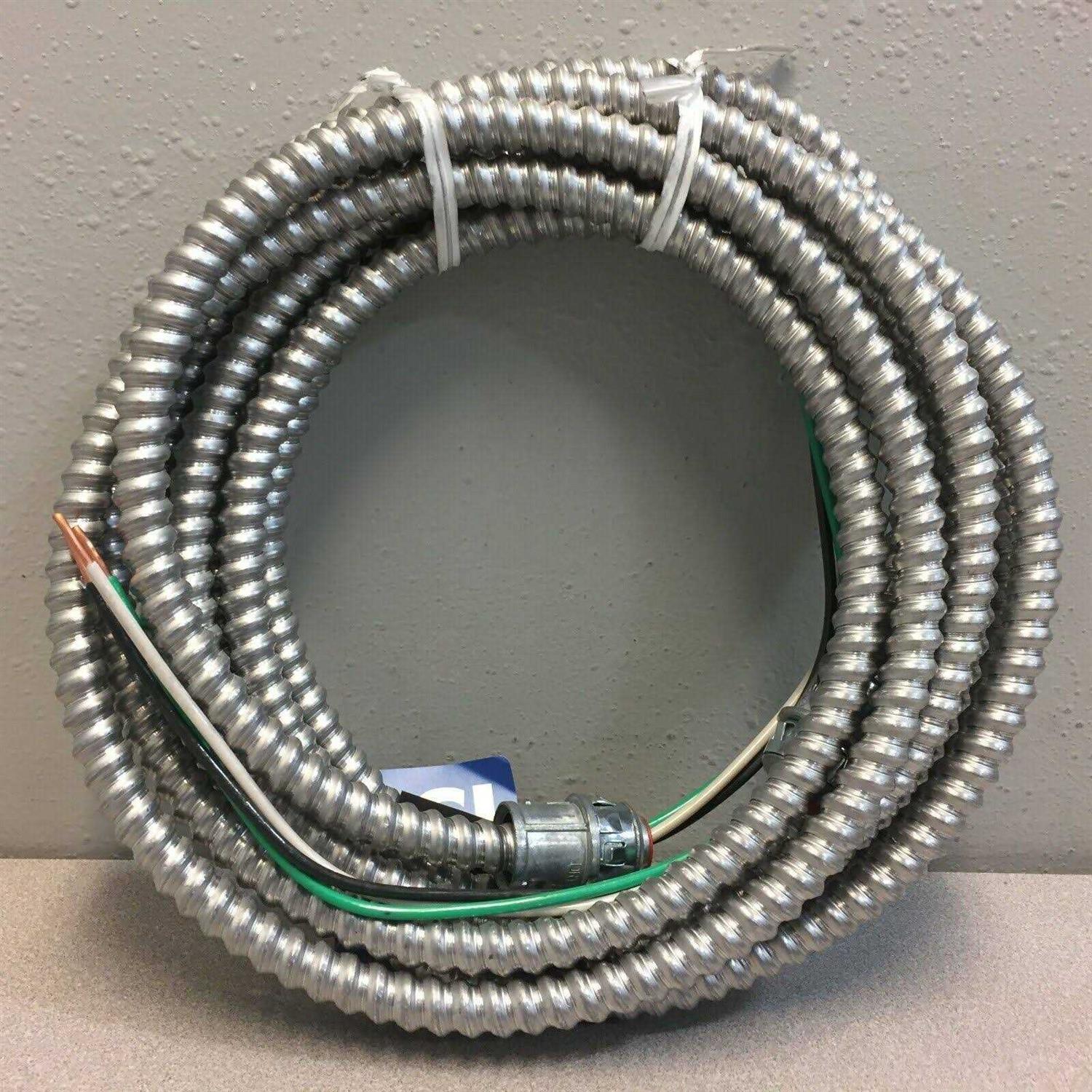 Southwire 15 ft. 12/2 Solid CU MC Armorlite Modular Assembly Quick Cable Whip 56482501 - Image 3