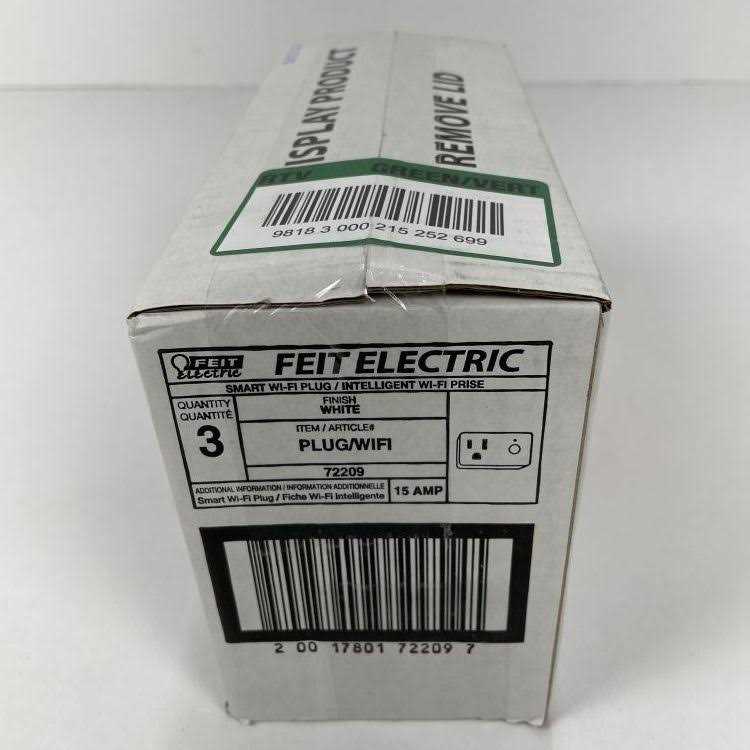 Feit Electric 15-Amp Indoor Alexa / Google Assistant Compatible Plug-in Smart Wi-Fi Single Outlet Wall Plug - Image 4