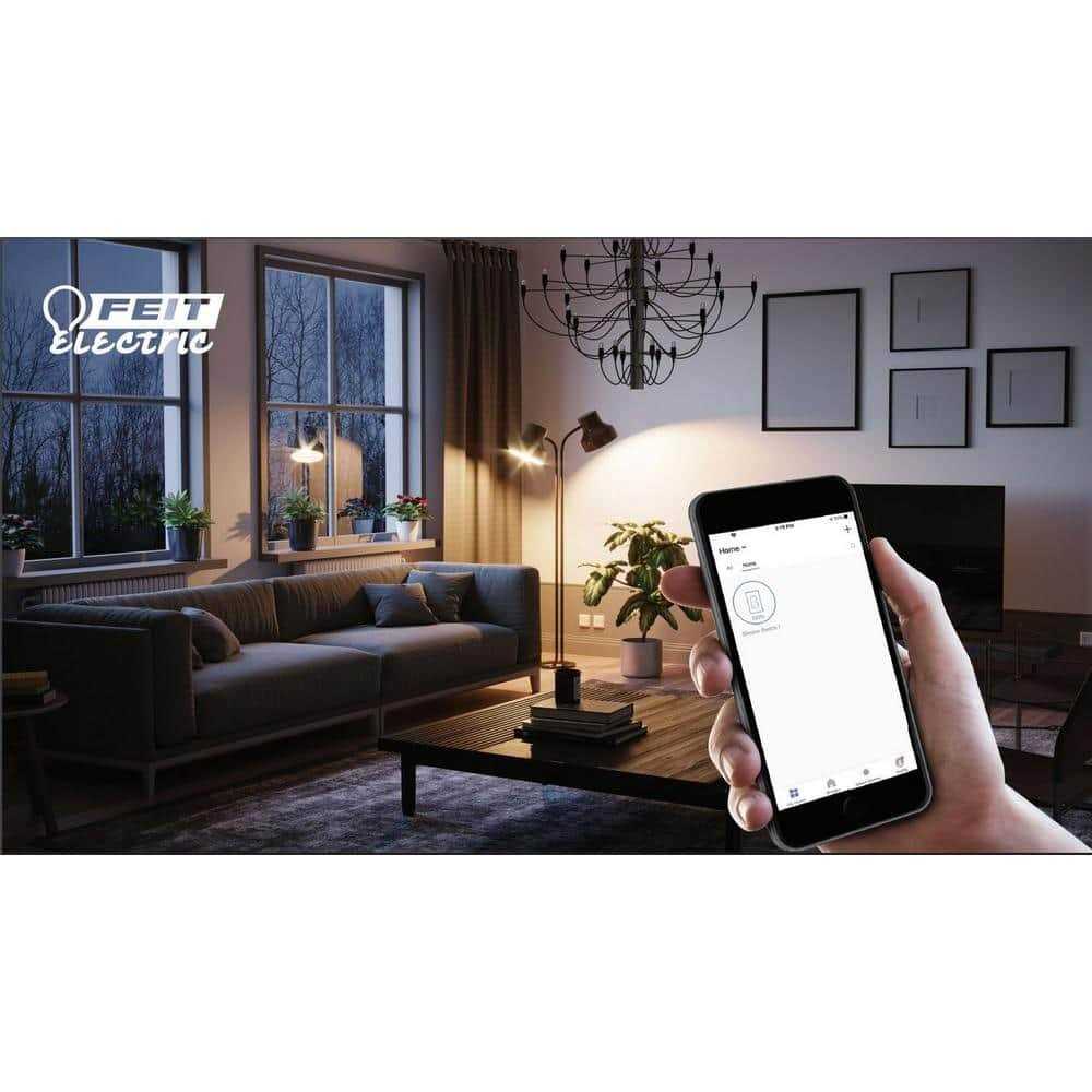 Feit Electric 15-Amp Indoor Alexa / Google Assistant Compatible Plug-in Smart Wi-Fi Single Outlet Wall Plug - Image 5