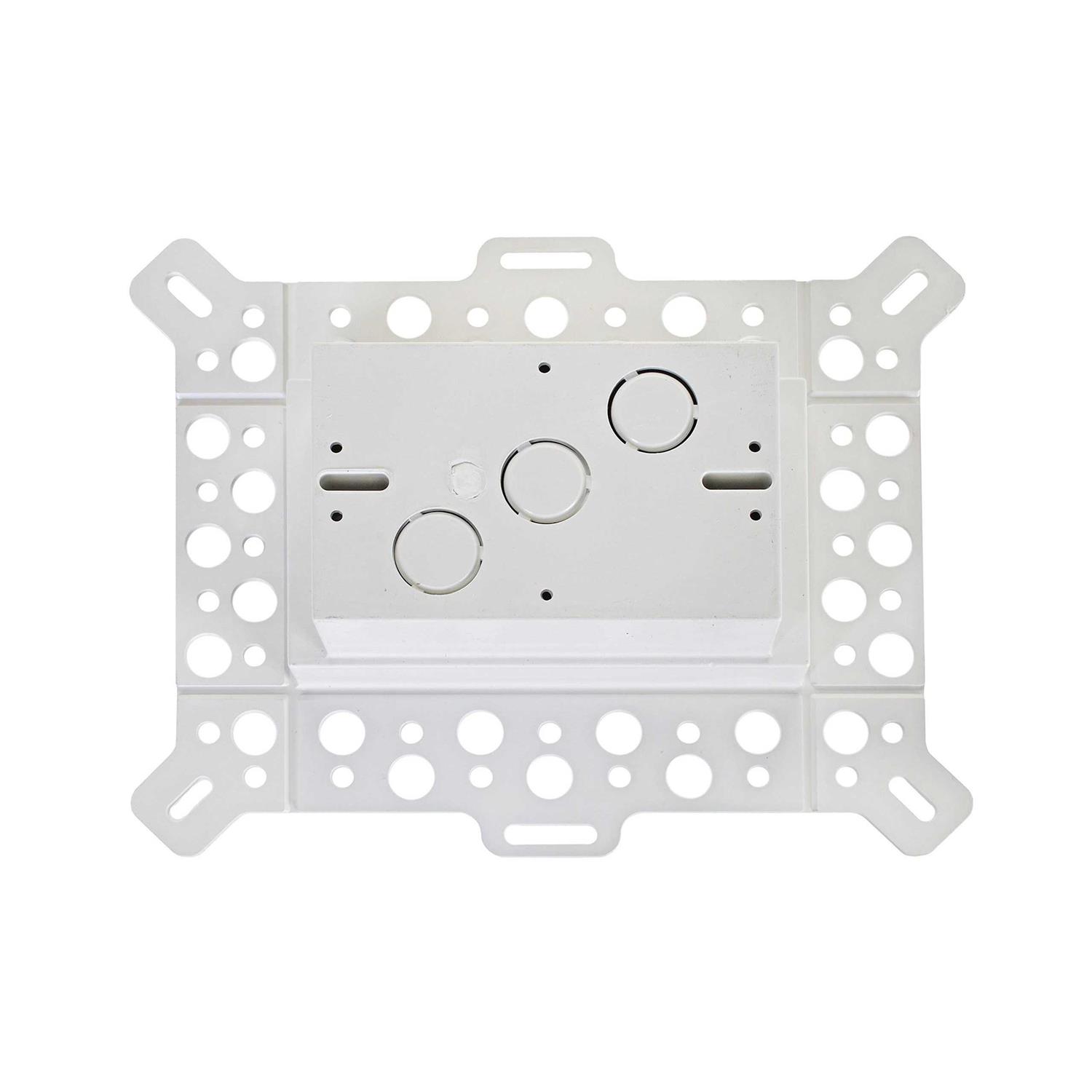 Arlington DBVM1W-1 Low Profile IN Box Electrical Box with Weatherproof Cover for New Construction Stucco/Textured Surfaces/Rigid Siding - Image 4