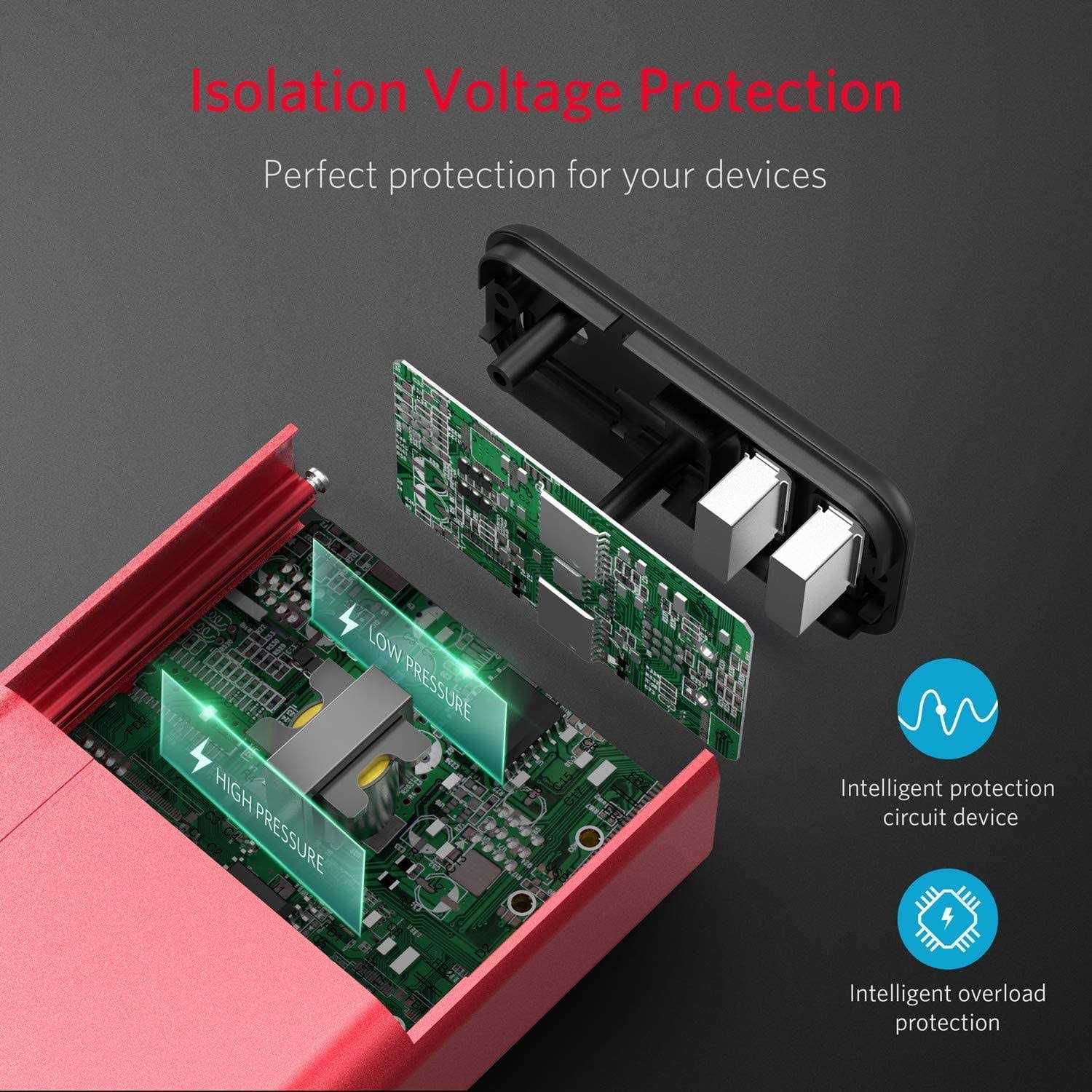 Bestek 150W Power Inverter DC 12V to 110V AC Converter 4.2A Dual USB Car Adapter - Image 2