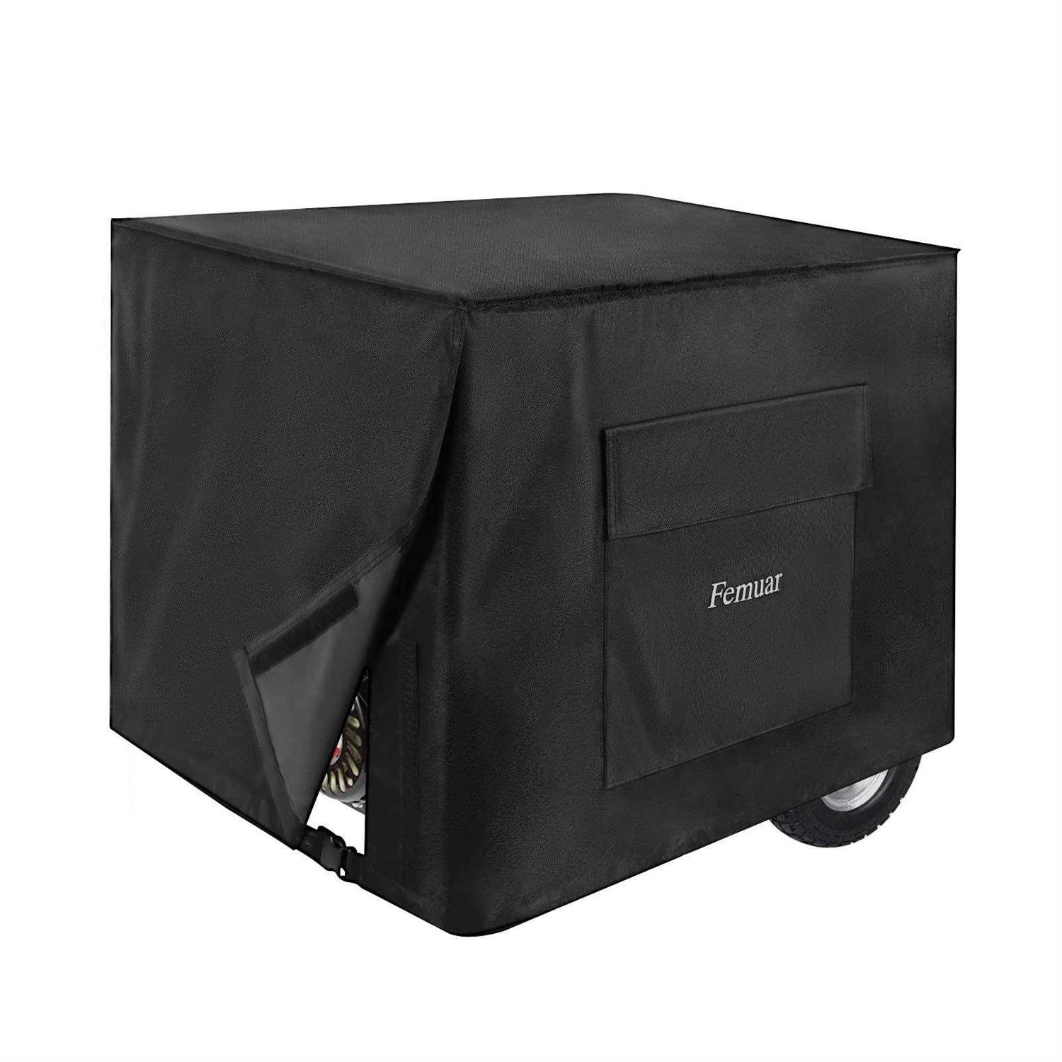 Femuar Outdoor Generator Covers Waterproof Heavy Duty 600D Oxford Cover Universal for 5500-15000 Watt Portable Generators ,38x28x30