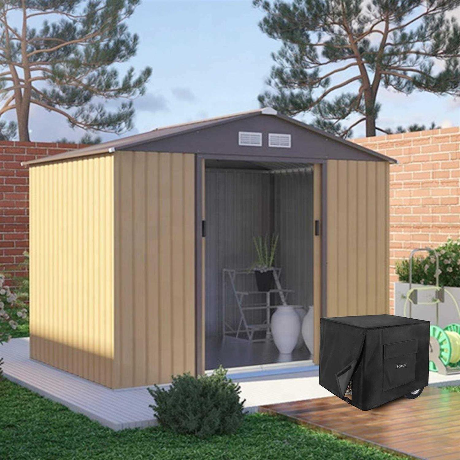 Femuar Outdoor Generator Covers Waterproof Heavy Duty 600D Oxford Cover Universal for 5500-15000 Watt Portable Generators ,38x28x30 - Image 2