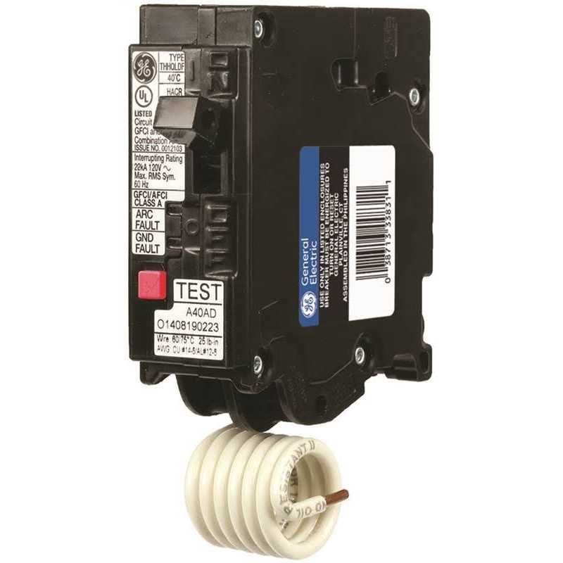 GE THQL1120DFP Single-Pole Dual Function Arc Fault/GFCI Breaker - Image 2