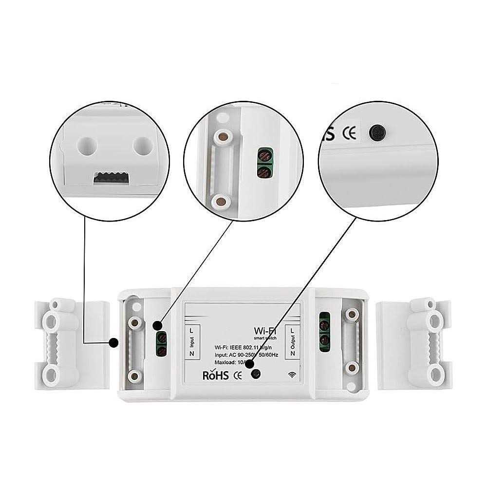 Sonoff Basic R2 10a Smart Wifi Wireless Light Switch Universal Diy Module for Smart Home Automation Solution - Image 4
