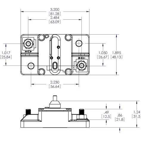 Blue Sea 7187 285-Series Circuit Breaker - Image 3