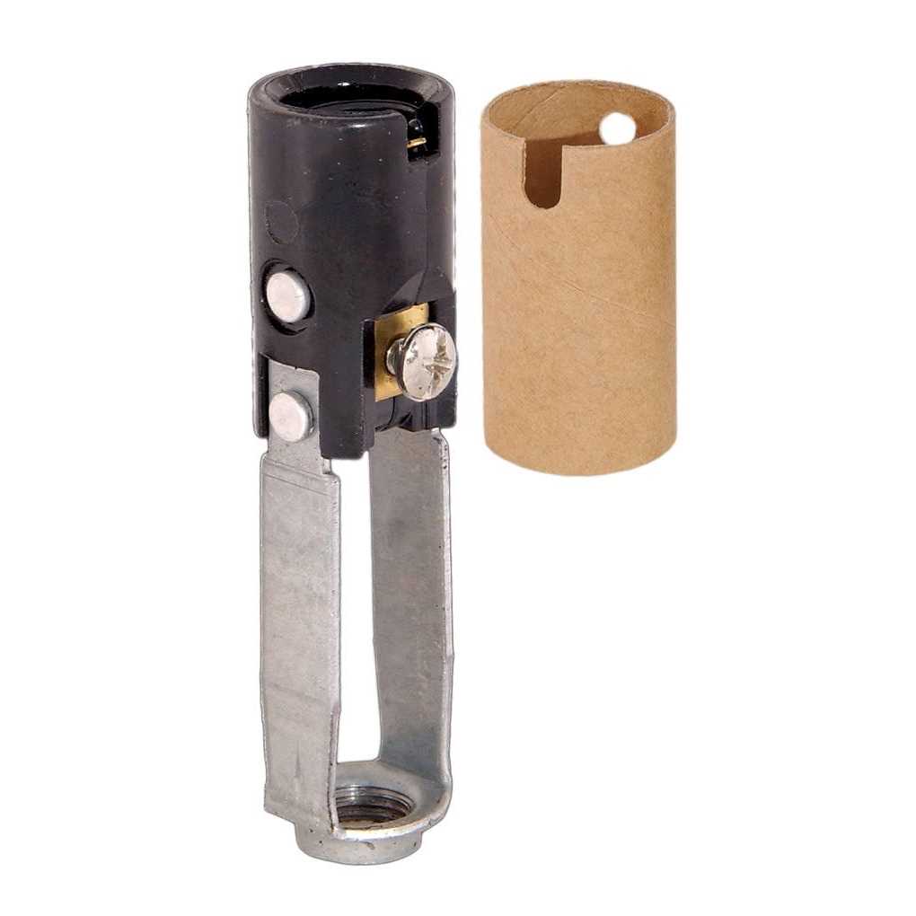 Candelabra Base Candle Socket with 1/8 F Hickey