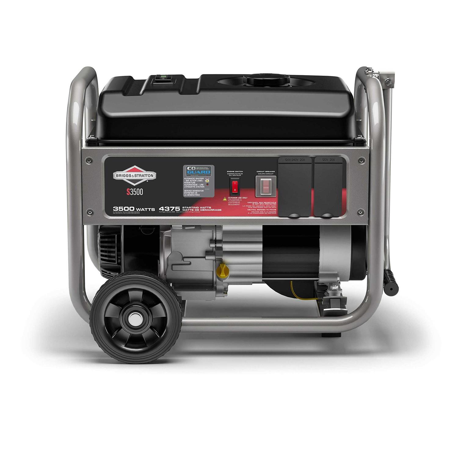 Briggs & Stratton 3500 Watt Portable Generator 208cc OHV w/ twistlock #30747 - Image 3