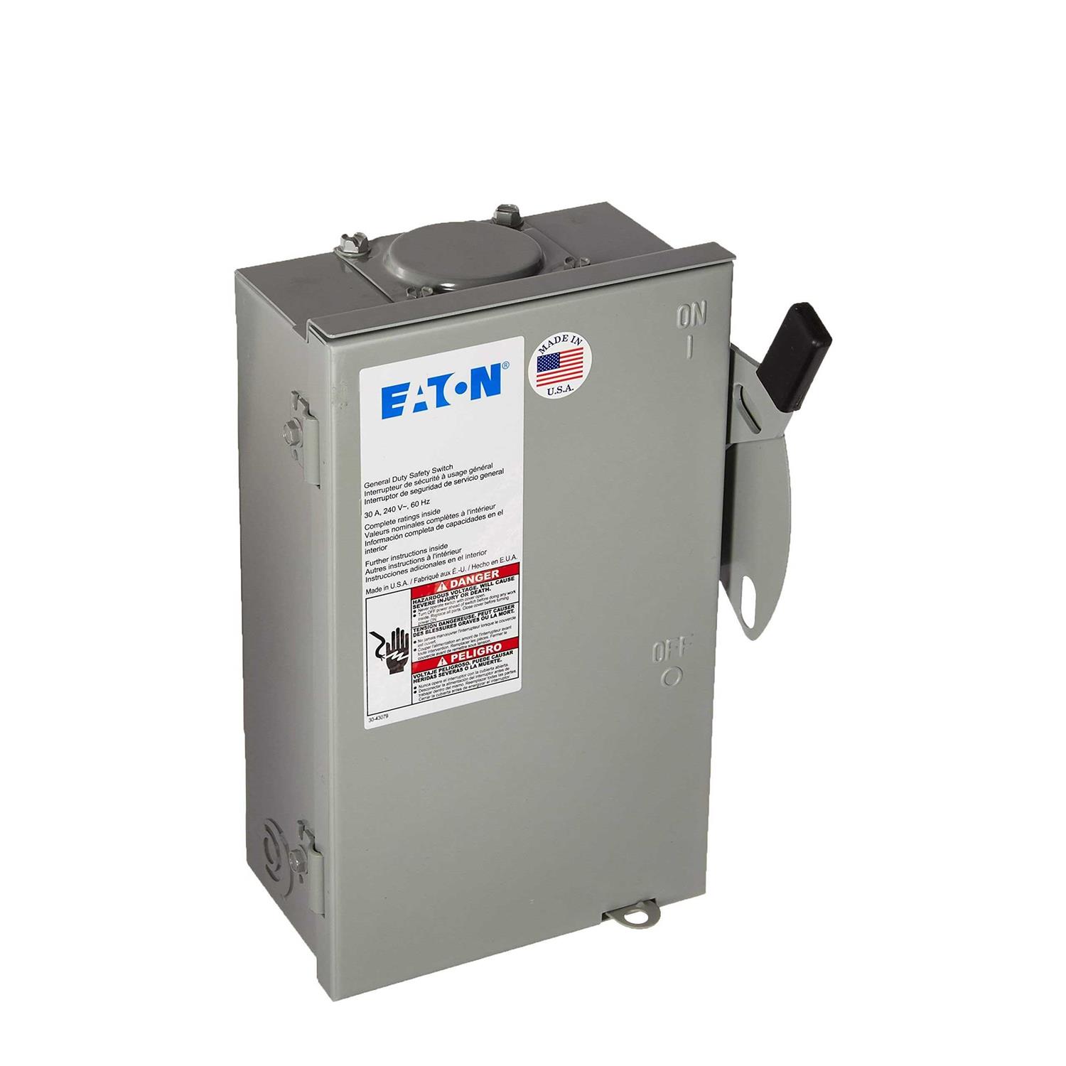 Eaton 30A Safety Switch DG221NRB