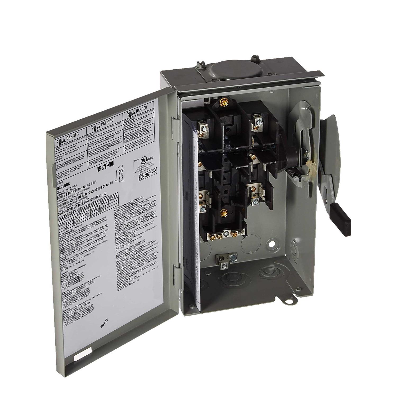 Eaton 30A Safety Switch DG221NRB - Image 2